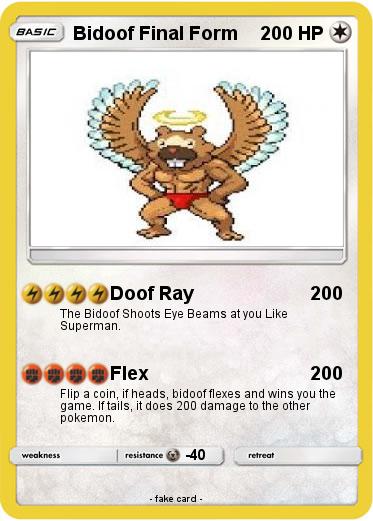 Pokemon Bidoof Final Form