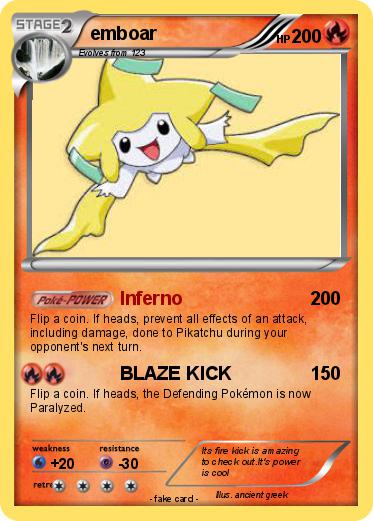 Pokemon emboar