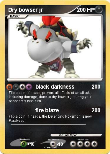 Pokemon Dry bowser jr
