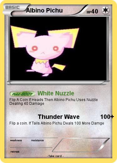 Pokemon Albino Pichu