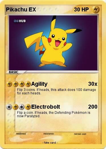 Pokemon Pikachu EX