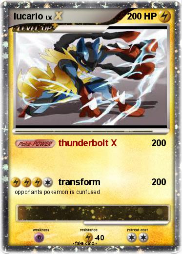 Pokemon lucario