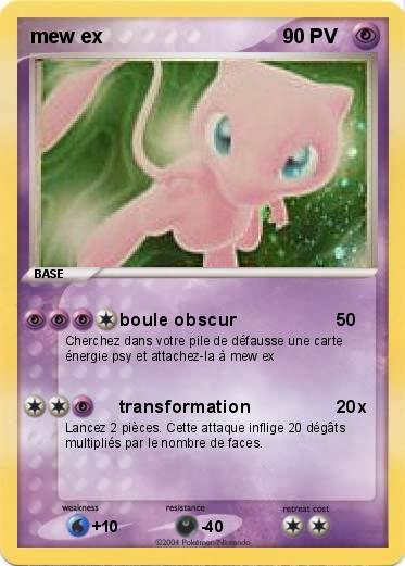 Pokemon mew ex