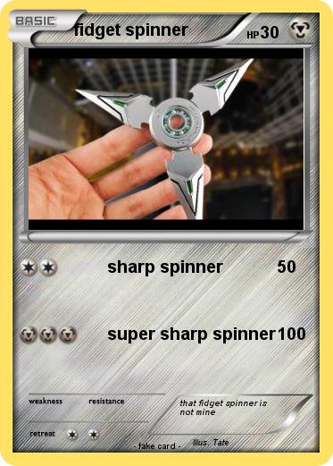 Pokemon fidget spinner