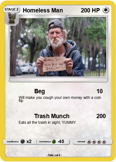 Pokemon Homeless Man