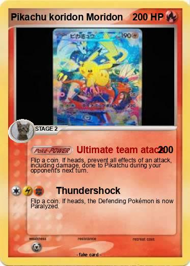 Pokemon Pikachu koridon Moridon