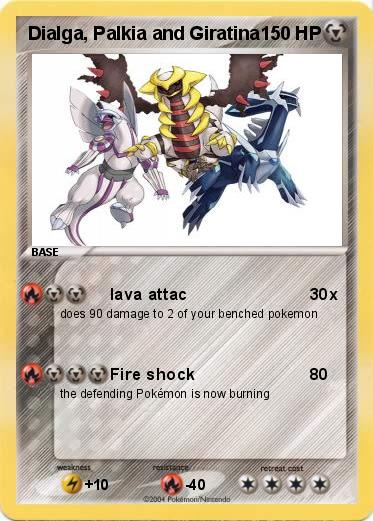 Pokemon Dialga, Palkia and Giratina