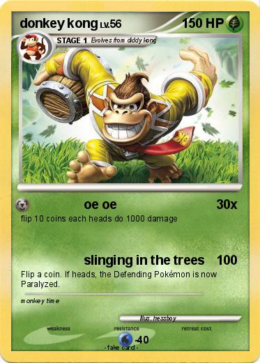 Pokemon donkey kong