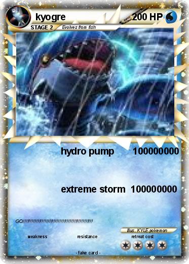 Pokemon kyogre