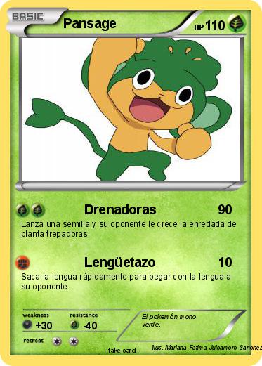 Pokemon Pansage