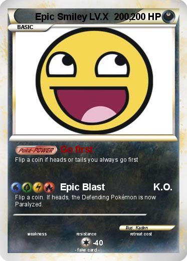 Pokemon Epic Smiley LV.X  200,