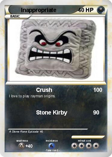 Pokemon Inappropriate