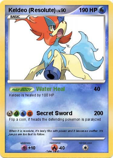 Pokemon Keldeo (Resolute)