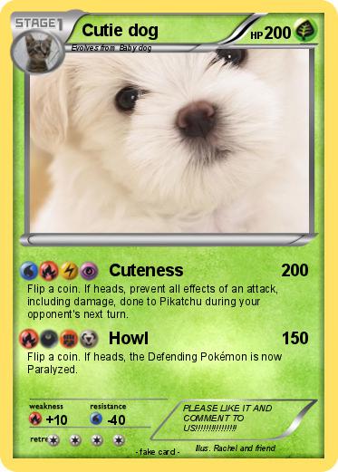 Pokemon Cutie dog