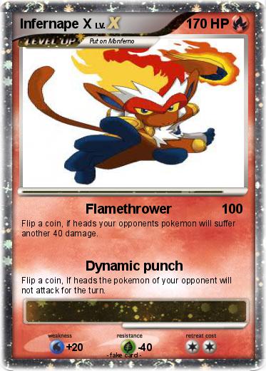 Pokemon Infernape X