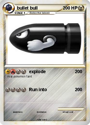 Pokemon bullet bull