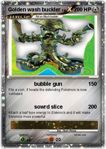 Pokemon Golden wash buckler