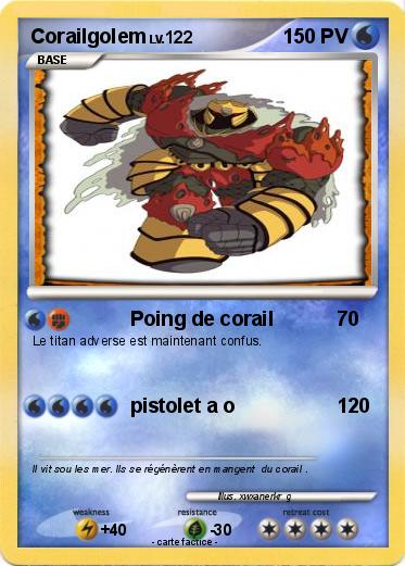 Pokemon Corailgolem