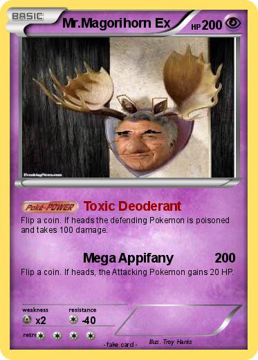 Pokemon Mr.Magorihorn Ex