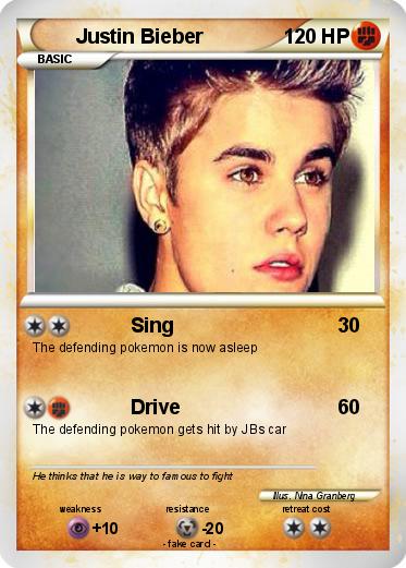 Pokemon Justin Bieber