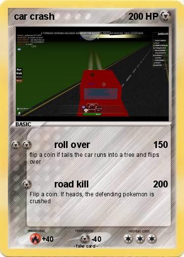 Pokemon car crash