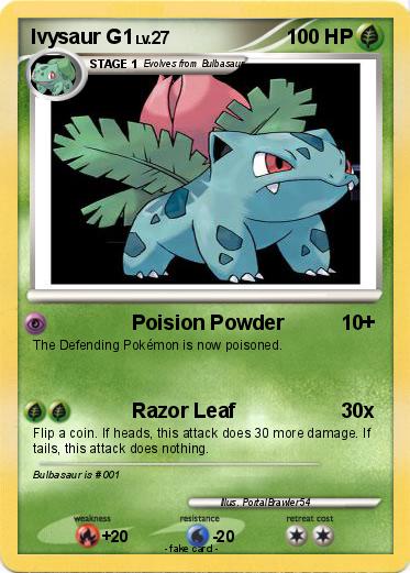 Pokemon Ivysaur G1