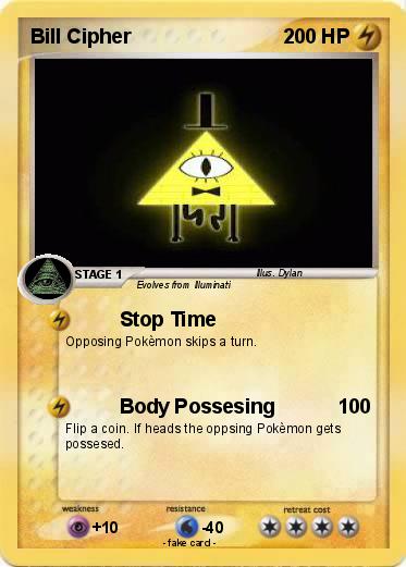 Pokemon Bill Cipher