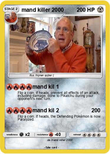 Pokemon mand killer 2000
