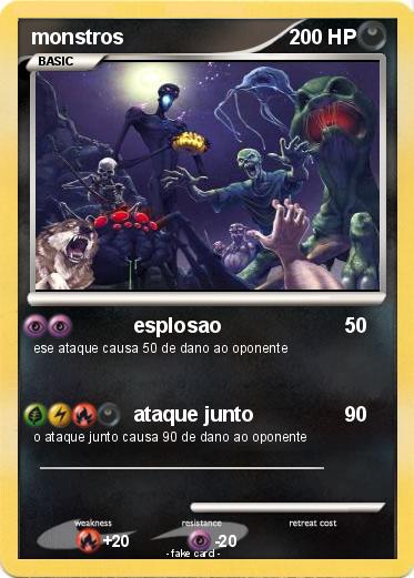 Pokemon monstros