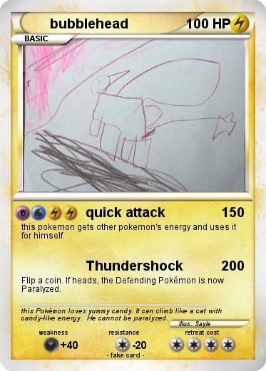 Pokemon bubblehead