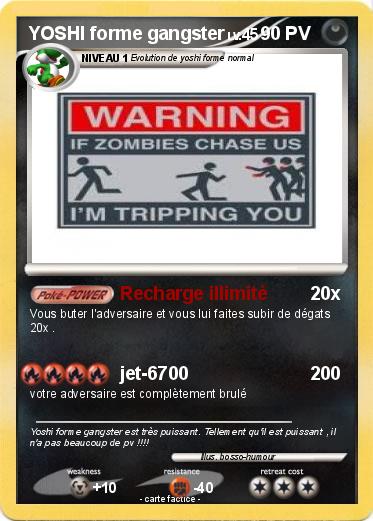Pokemon YOSHI forme gangster