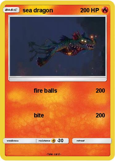 Pokemon sea dragon