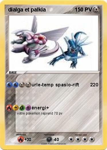 Pokemon dialga et palkia