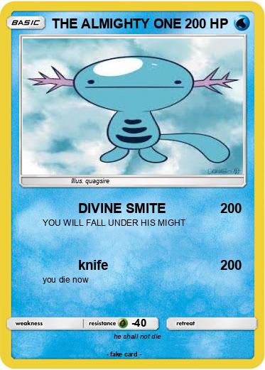 Pokemon THE ALMIGHTY ONE