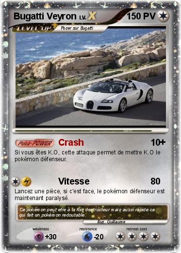 Pokemon Bugatti Veyron
