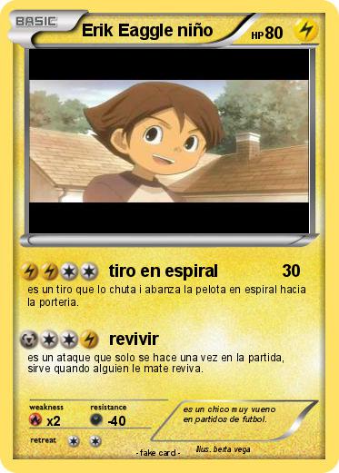 Pokemon Erik Eaggle niño