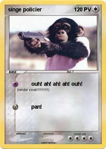 Pokemon singe policier