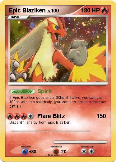 Pokemon Epic Blaziken