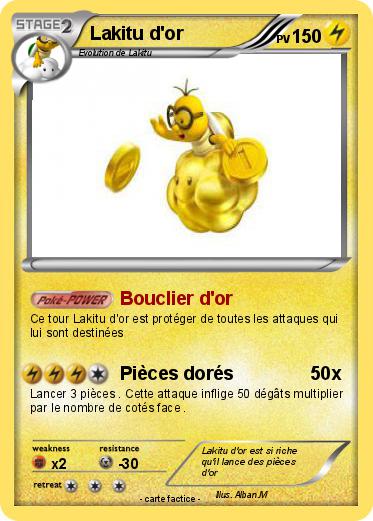 Pokemon Lakitu d'or