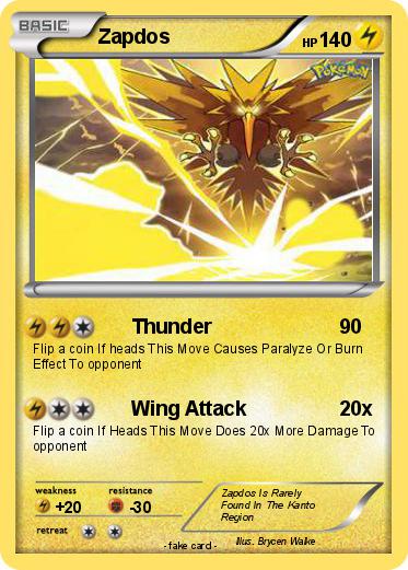Pokemon Zapdos