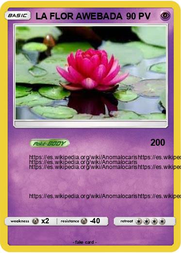 Pokemon LA FLOR AWEBADA