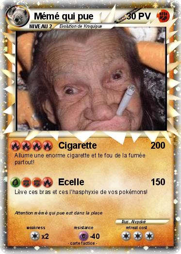 Pokemon Mémé qui pue