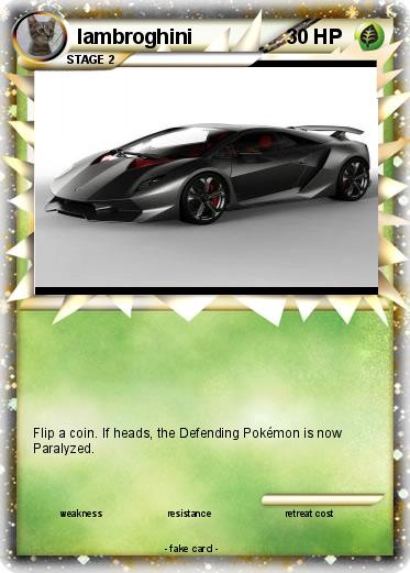 Pokemon lambroghini