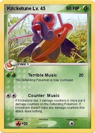 Pokemon Kricketune Lv. 45