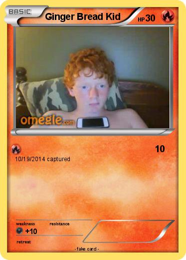 Pokemon Ginger Bread Kid