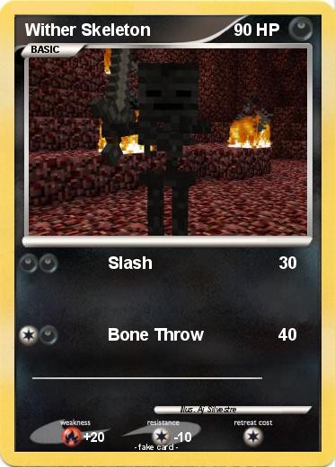 Pokemon Wither Skeleton
