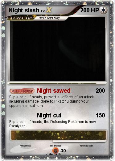 Pokemon Night slash