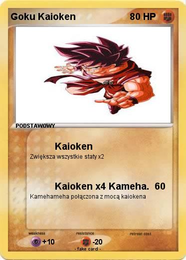 Pokemon Goku Kaioken