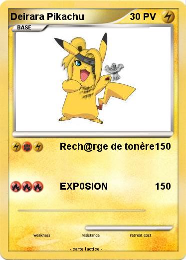 Pokemon Deirara Pikachu