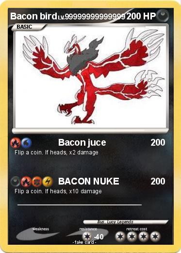 Pokemon Bacon bird
